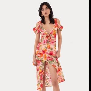 NWT For love and lemons 🍋 midi floral dress